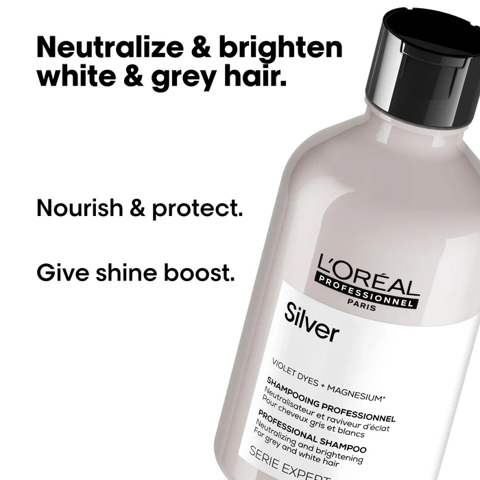 L'Oréal Professionnel Serie Expert Silver Shampoo 300ml - Image 2