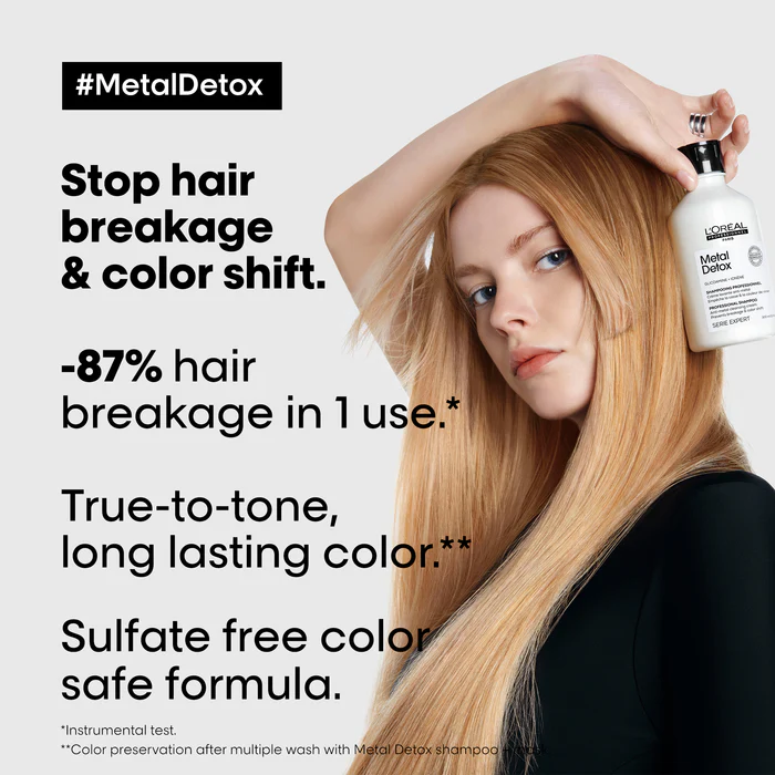 L'Oréal Serie Expert Metal Detox Shampoo 300ml BENEFITS