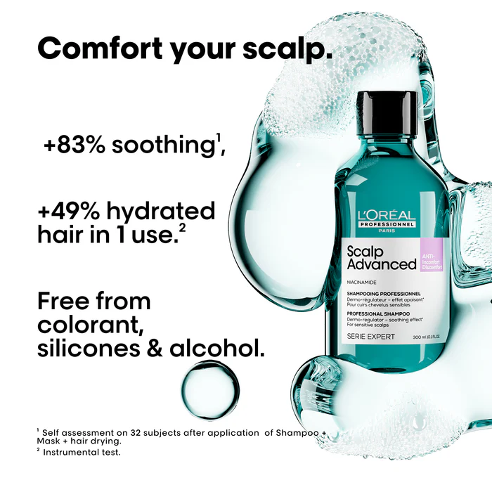 L'Oréal Serie Expert Scalp Advanced Anti-Discomfort Shampoo 300ml benefits